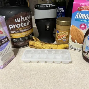 Doughboy Chocolate Peanut Butter Banana Protein Shake  Ingredients