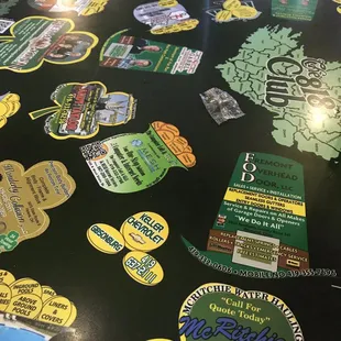 Table top advertising