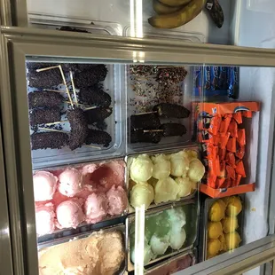 a variety of desserts