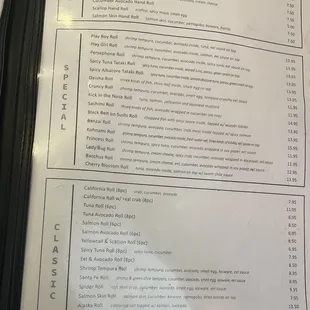 Sushi Rolls