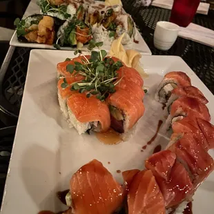 sushi and sashimi, food