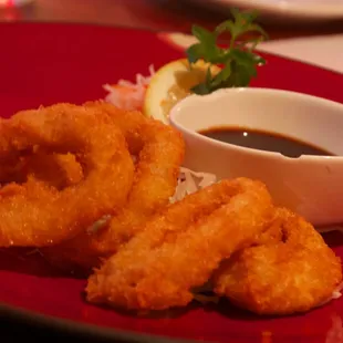 5 Rings of Calamari for $8 at Kohnami in Santa Fe (You&apos;re kidding, right? Nope. Eight. Dollars. The chipped bowl was free)