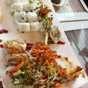 sushi, food, sashimi, sushi and sashimi