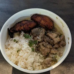 Coconut curry chicken