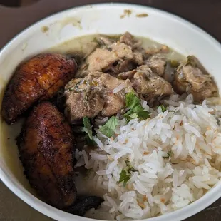 Coconut curry chicken