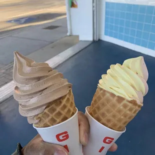 Peanut Butter &amp; Chocolate/ Strawberry &amp; Banana