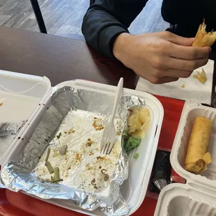 It was the avocado cucumber and the California rolls