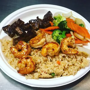 a plate of food