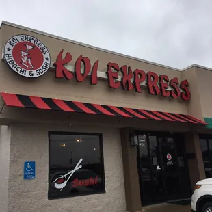 Front of restaurant