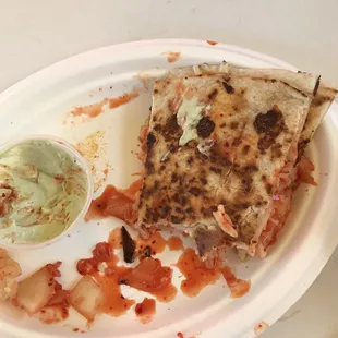 Cheese Kim chi quesadilla