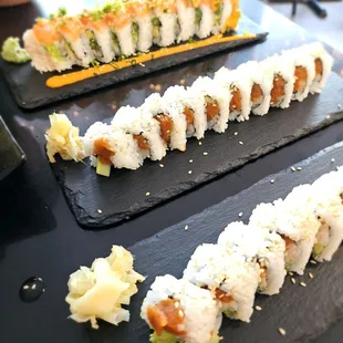 Happy Salmon + Spicy Tuna + Fire &amp; Ice