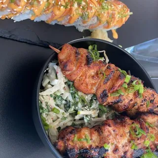 Marinated Chicken Thigh Skewers