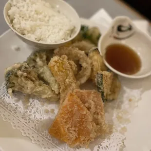 Veggie Tempura Entree