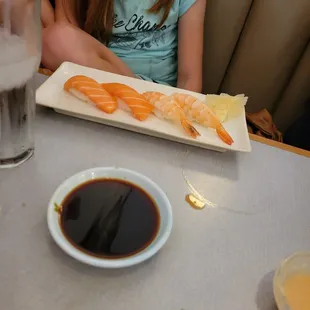 Salmon &amp; Shrimp Nigiri