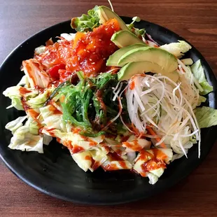 Sashimi salad