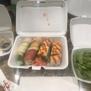 Spicy Baked Salmon Roll
