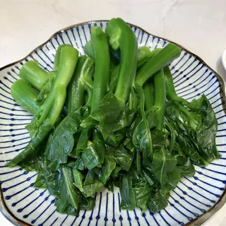 Poached Gailan w/ Oyster Sauce