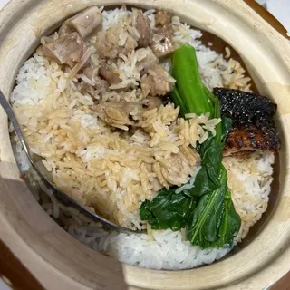 Clay Pot Rice w/ Black Bean Pork Ribs & Chicken Feet