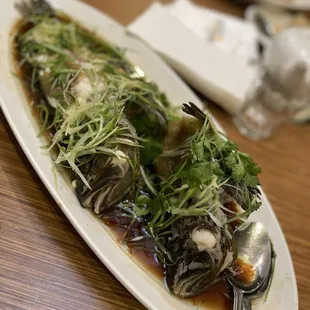 Steamed fish