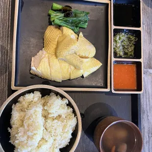 Farm Raised Hainan Chicken with Soup