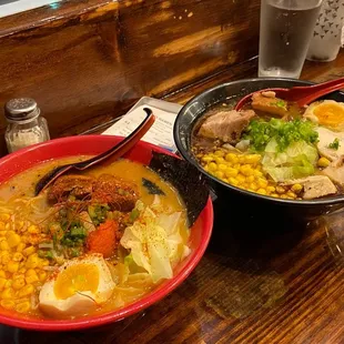 R4. Spicy Miso Paitan Ramen R5. Black Garlic Paitan Ramen