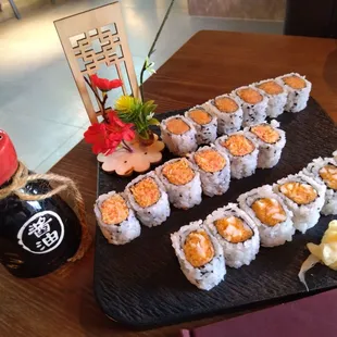sashimi, sushi, sushi and sashimi, food