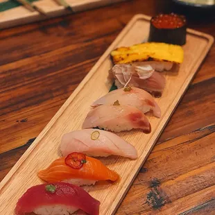 Assorted sushi