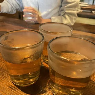 Complimentary barley tea.