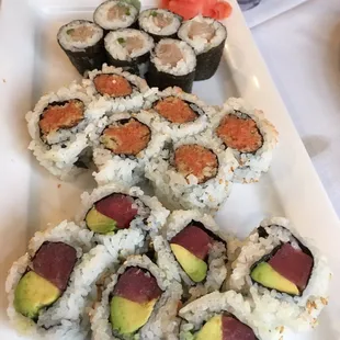 Sloppy. Dry rice. Skip it.