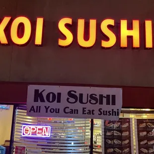 now offering ALL YOU CAN EAT SUSHI for dining in !