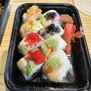 Fancy Rainbow Roll