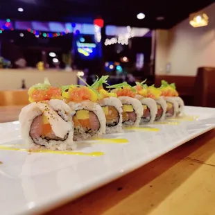 sushi and sashimi, interior