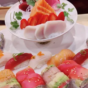 food, sushi and sashimi, sushi, sashimi