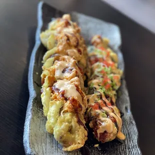 * Godzilla Roll and * Golden Tiger Roll