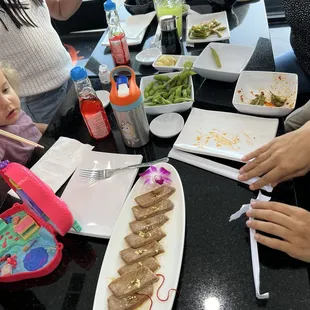 A few of the rolls we ordered. Can't believe we found this new jem. Great prices, great service.