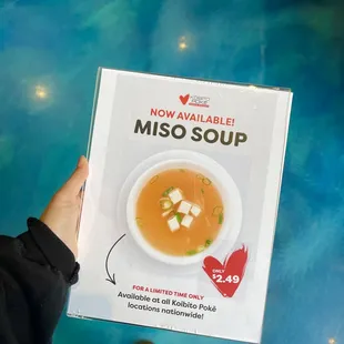 Miso soup!!