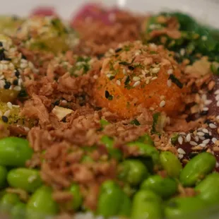 a bowl of food