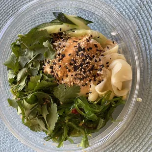 Small Poke Bowl (2) with Salmon and Hawaiian Tuna