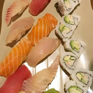 sashimi, sushi and sashimi, food, sushi