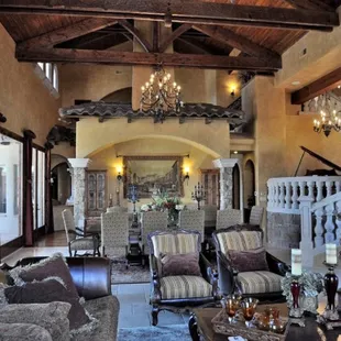 a formal living room