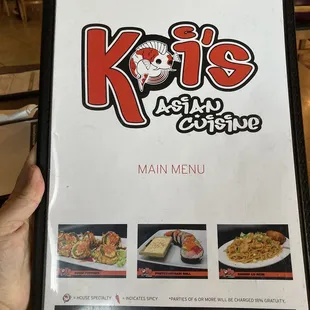 Menu Front