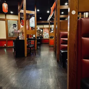 Interior of our restaurant