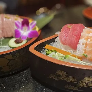 sashimi, sushi and sashimi, food, sushi