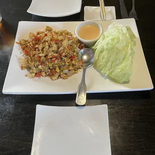 Chicken Lettuce Wrap