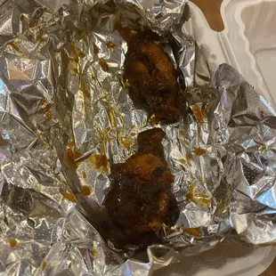 Hot bbq wings