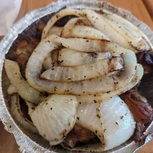 Dibi Chicken w/grilled onions (had to specifically ask for the onions)