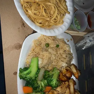 Hibachi Chicken & Shrimp