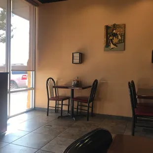 the interior of a restaurant