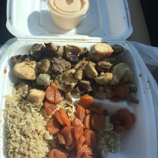 Steak and chicken $12.04