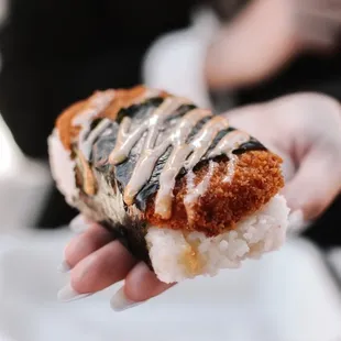 Crispy musubi